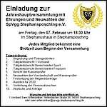 Logo Jahreshauptversammlung mit Neuwahlen