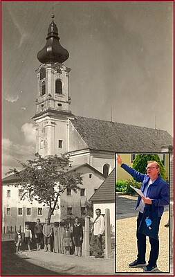 Banner Vortrag: "Wo früher nich der Ochsenkarren fuhr...die Stephansposchinger Mitte in alten Bildern"