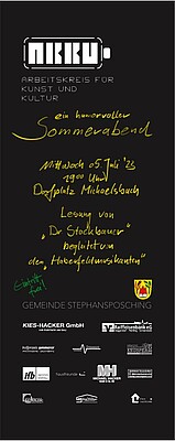 Banner ein humorvoller Sommerabend