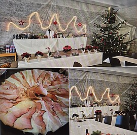 Banner Christbaumversteigerung