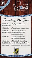 Logo 4. Schlosspark VolXfest Mariakirchen, Musikalische Unterhaltung mit der Blaskapelle Arnstorf, F-Jugend Pokalturnier, Kleinfeld Fußballturnier für Freizeitmannschaften, Ehemaligen Treffen der FC Damenmannschaft 