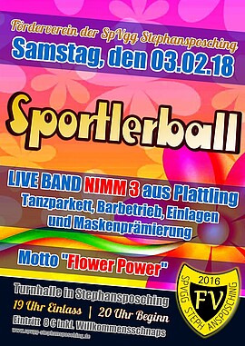 Banner Sportlerball 2018