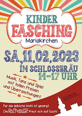 Banner Kinderfasching Mariakirchen